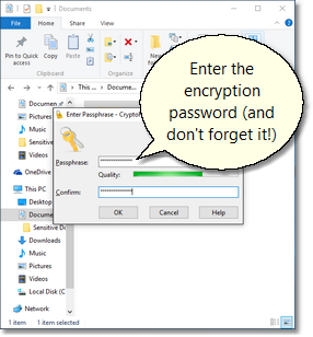 encrypt folder